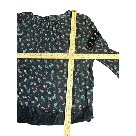 PINKO ZWARTE BLOUSE MANIGLIA Sz 4 - Picture 7 of 16